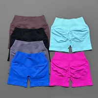 Women Sports Shorts High Waist Workout Shorts Fitness Yoga Lift Butt Tight Pants Ladies Gym Running Short Pants Sportswear