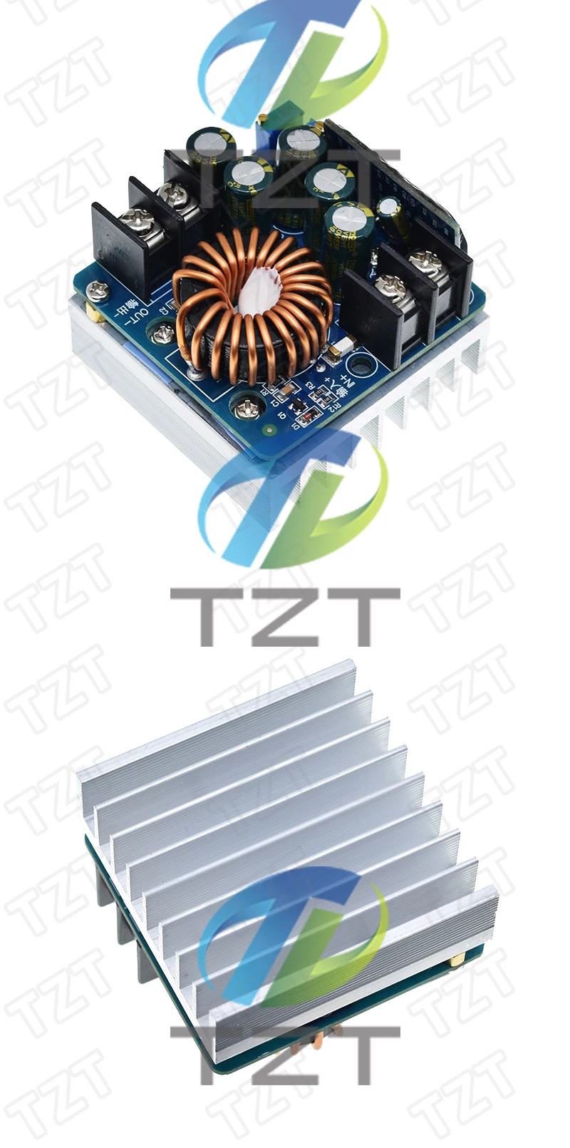 TZT 1/3 Stück DC-DC 400 W 15 A Step-Down-Modul DC 10 V-60 V bis 0–45 V Konstantspannung Konstantstrom einstellbares Netzteilmodul – Detail 6