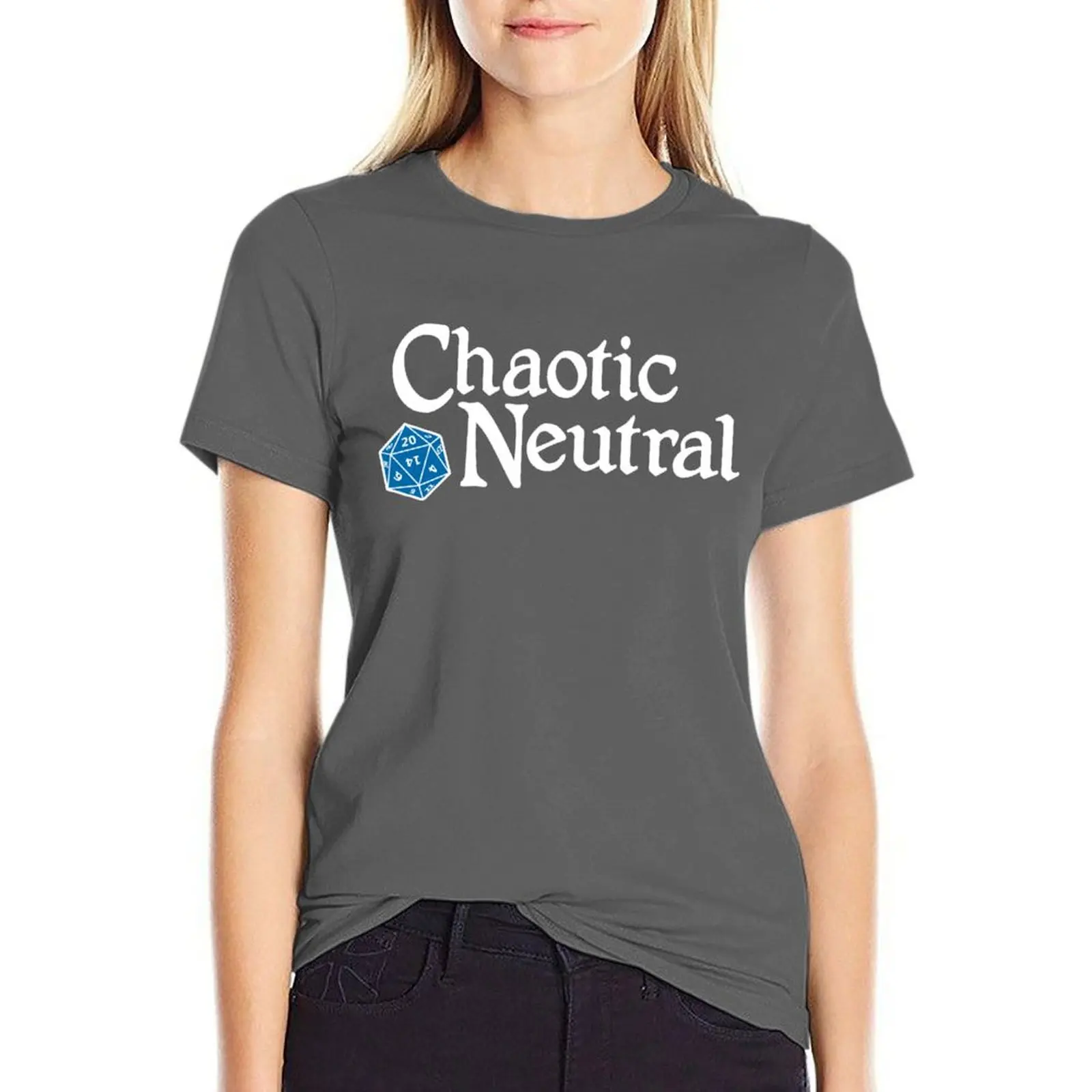 

Chaotic Neutral T-shirt Female clothing tees shirts graphic tees t-shirts for Women graphic tees