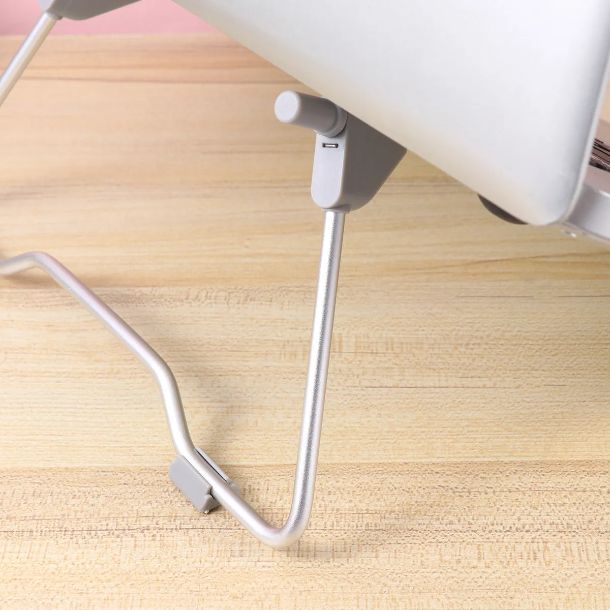 초경량 휴대용 접이식 알루미늄 노트북 스탠드, 게임, 비디오, 업무, 여행, 가정, 사무실용 인체공학적 쿨링 랙