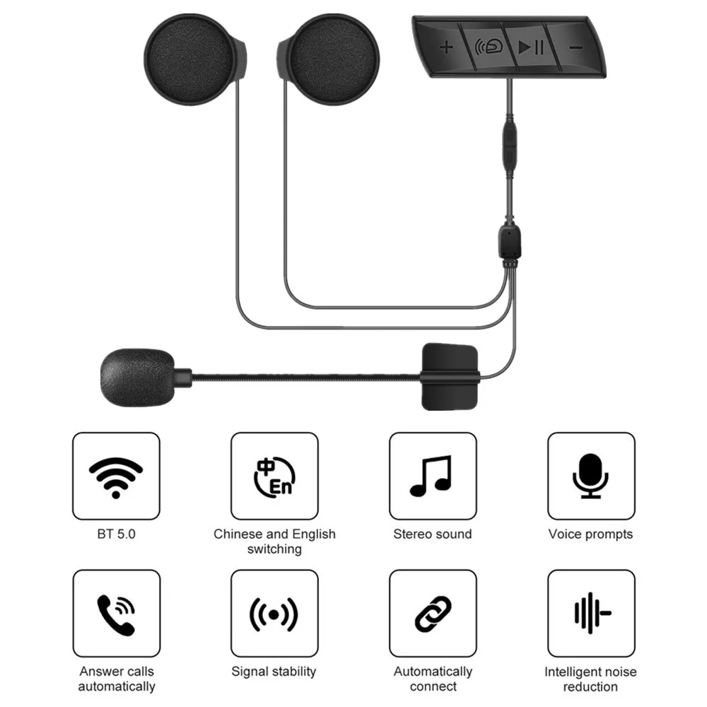 Bluetooth-гарнитура M7 мотоциклетная Водонепроницаемая с FM-радио и автоответчиком |