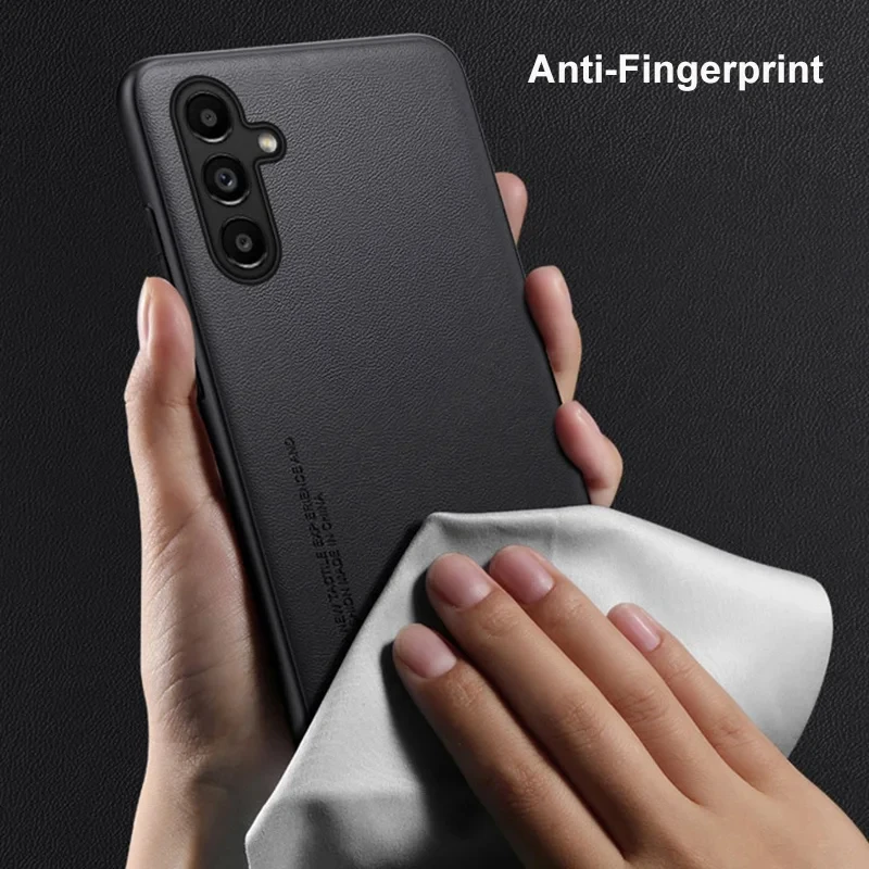 Luxury PU Leather Phone Case with Silicone Protection