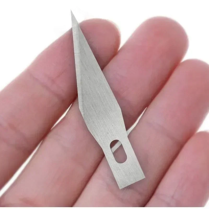 Wood Carving Knives 50/100pcs Knife DIY Wood Carving Fruit Food Scalpel Craft Sculpture Cutting Tool Metal Engraving Blades