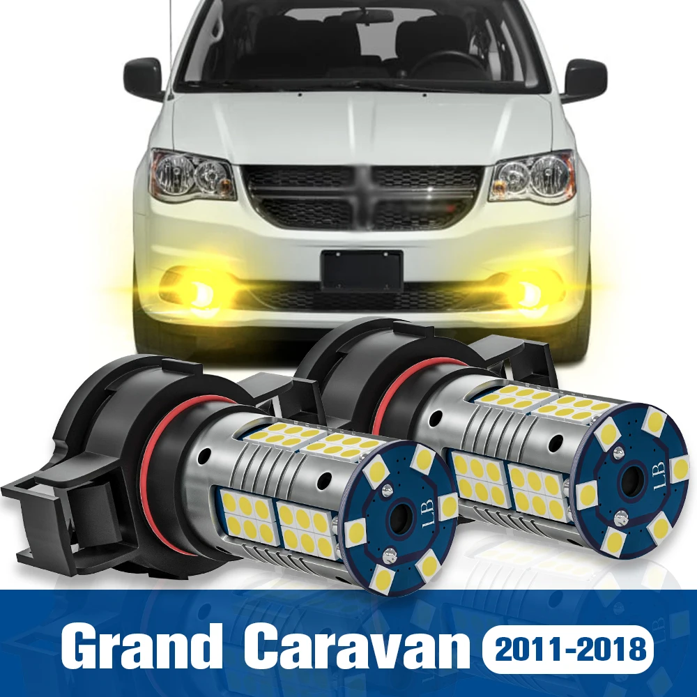 

2pcs LED Fog Light Blub Lamp Accessories Canbus For Dodge Grand Caravan 2011 2012 2013 2014 2015 2016 2017 2018