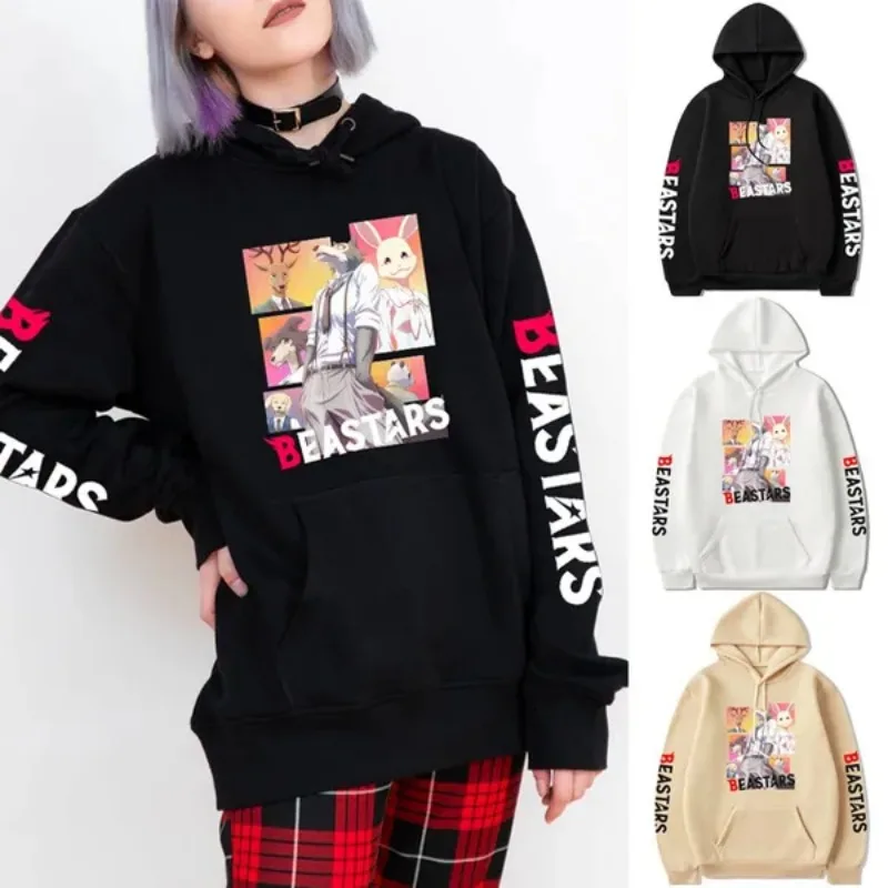 

Hot Anime Beastars Hoodie Unisex Cool Print Hoodie Sweater for Men and Women Fall/Winter Sweater Anime Hoodie Animal Hoodie tops