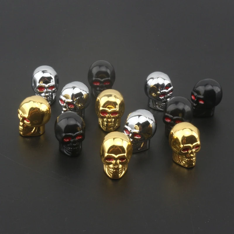 Skull Design Tire Valve Caps