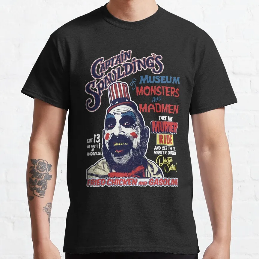 3 From Hell Horror Movie Classic T-Shirt – Otis, Baby, and Captain Spaulding