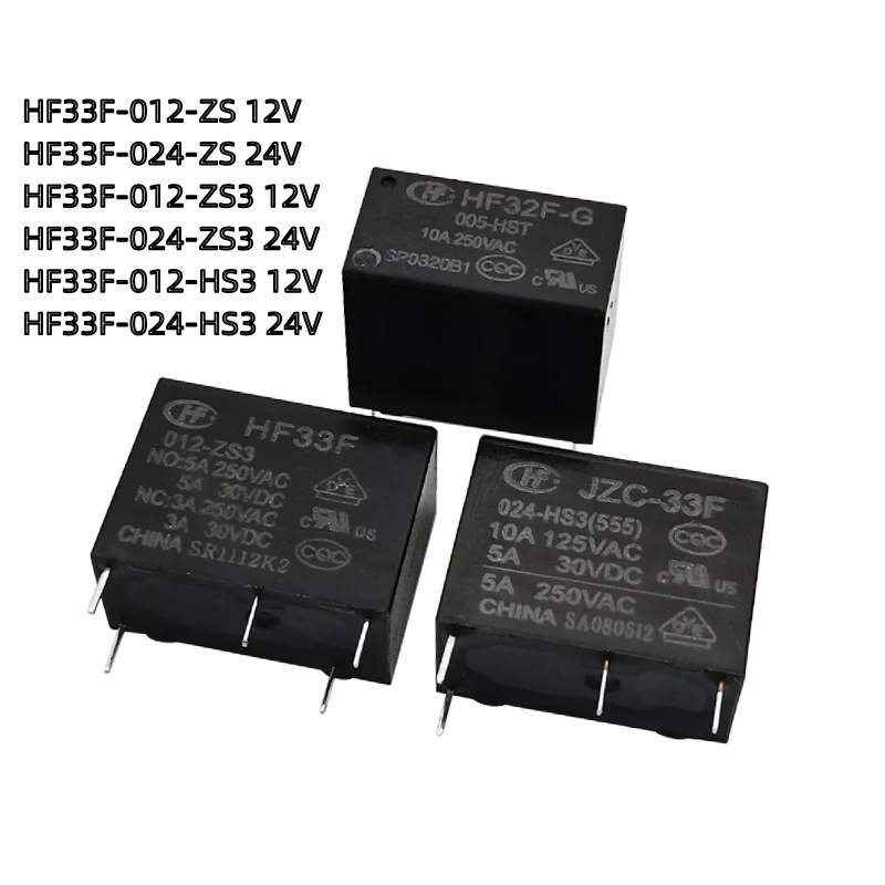 

5 шт., 100% оригинальная фотовспышка 5 В, 12 В, 24 В, фотовспышка 005 012 024-ZS3 ZS HS3, фотовспышка, 5 контактов, 5 А, В переменного тока