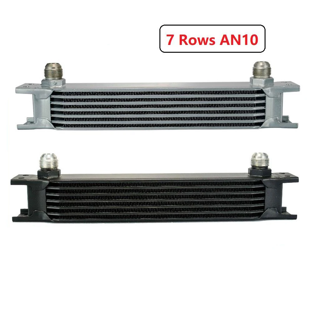 VR British type Aluminum 7 rows Universal Engine transmission oil cooler AN10 oil cooler kit aluminum radiator aluminum radiator kit