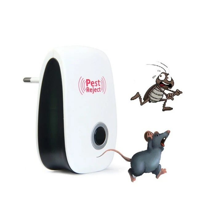 Eu/Usa Elektronikus Szúnyoggyilkos Elektromos Ultrahangos Egér -Visszaszorító Legjobb Kártevő -Vezérlő Beltéri Használat Rovar Egerek Hangyák Pókhoz - Image 3
