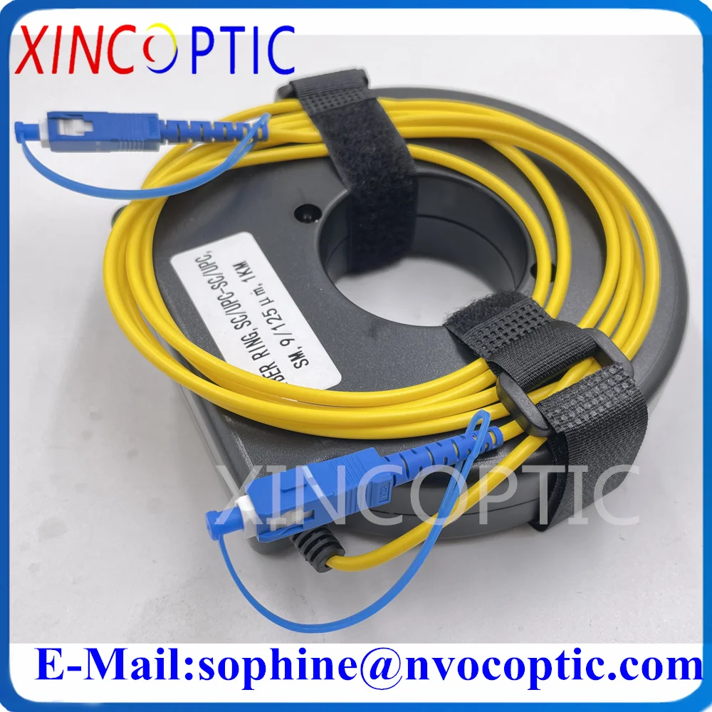 

SC/FC/ST/LC-UPC/APC OTDR Dead Zone Eliminator Fiber Rings 100M Fibre Optic Launch Cable Box SM 1310 1550nm G652D Testor