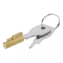 Premium Anti - Theft Trailer Hitch Lock with Dual Keys and Copper Lock Cylinder (Silver)