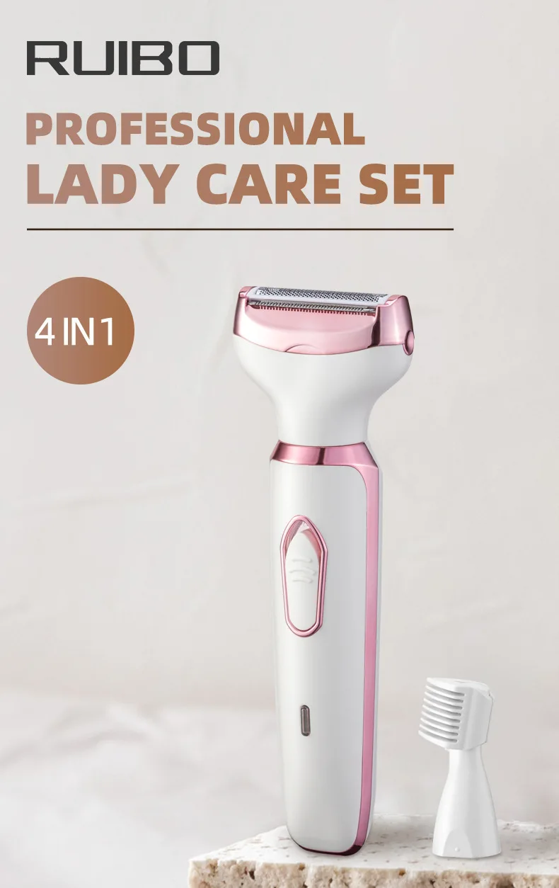 4-in-1 shaver hair removal device