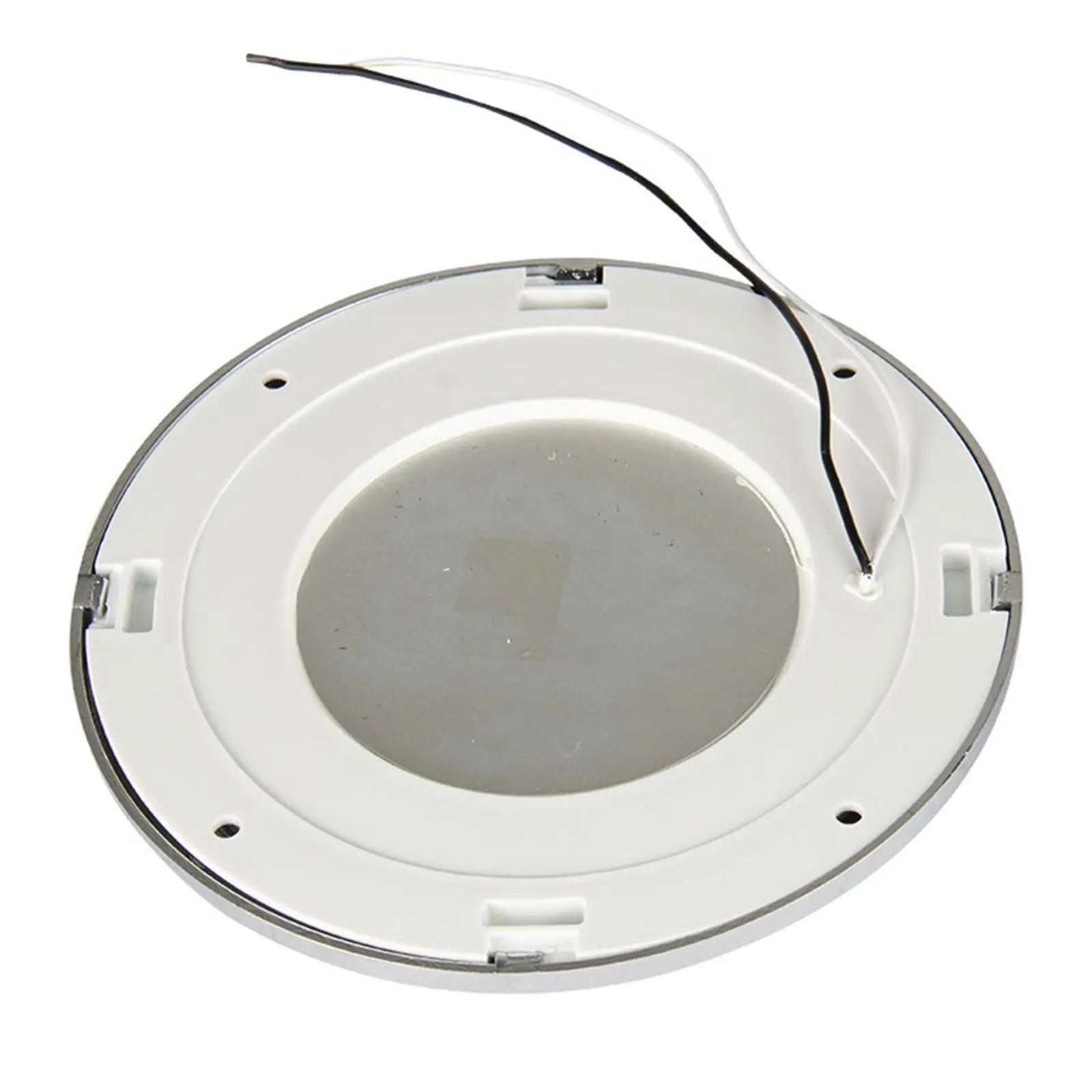 RV 실내 천장 LED 조명, 조광기 스위치 포함, 5W 자동차 인테리어 LED 라운드 라이트, RV 실내 지붕 램프, 캠퍼 보트용, 12V