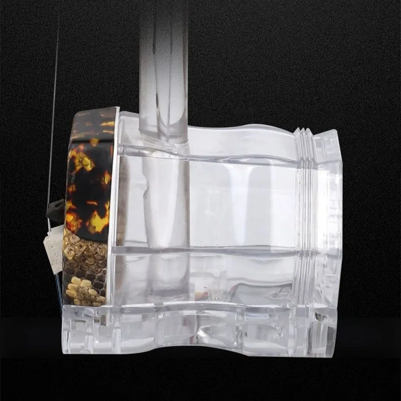 2 Sting Small Erhu LED Crystal Resin Play Urheen Child Beginners Portable Erhu Professional Performance Stringed Instruments