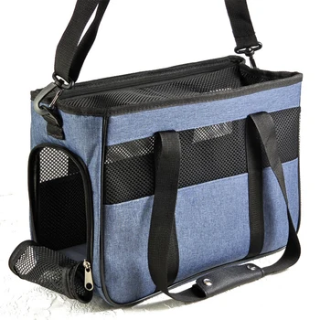 Dog Carrier Bag Soft Side Backpack Cat Pet Carriers Dog Travel Bags Collapsible Travel Pet Outing Bag