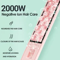 NOVUS 3/3.7mm 3D Grid Hair Curlers Curling Iron Fluffy Hair Iron Ceramic Corn Perm Splint Flat Iron Portable Hair Styling Tools 2