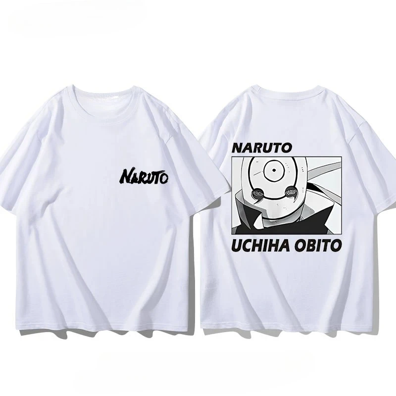 Premium Naruto Uzumaki Graphic Print Men's T-Shirt - 100% Cotton Luxury Designer Summer Tee