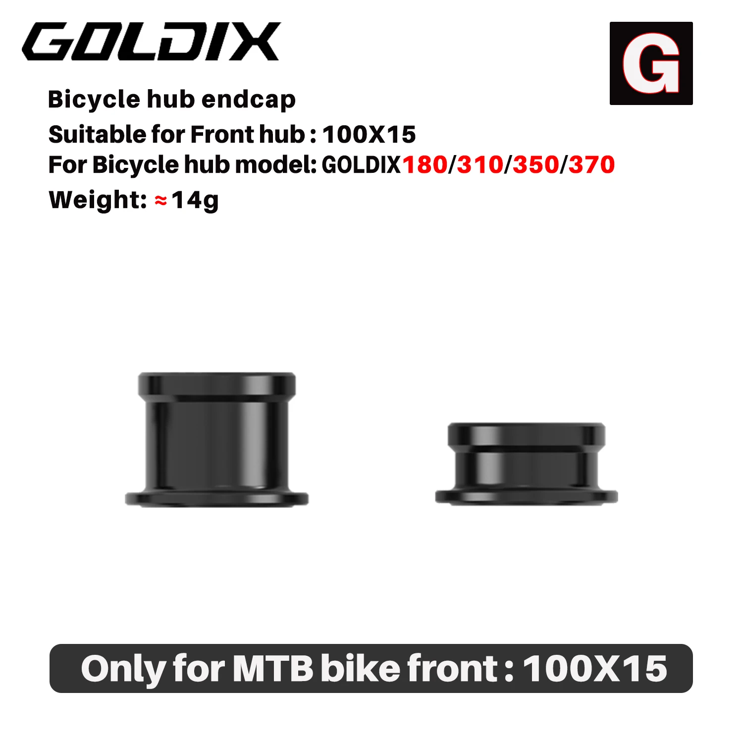 GOLDIX Fahrrad-Freilaufkörper HG/XD/MS/XDR/CP/N3W für GOLDIX Naben 180/310/350/370 Fahrradnaben QR/THRU Endkappe – Detail 20