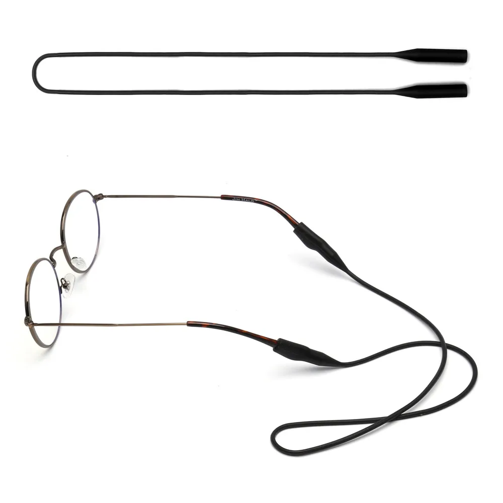 Glasses Retainer JM Elastic Silicone Eyeglasses Strap Holder Waterproof Glasses Retainer Sports Sunglasses Chain Women Men Kids