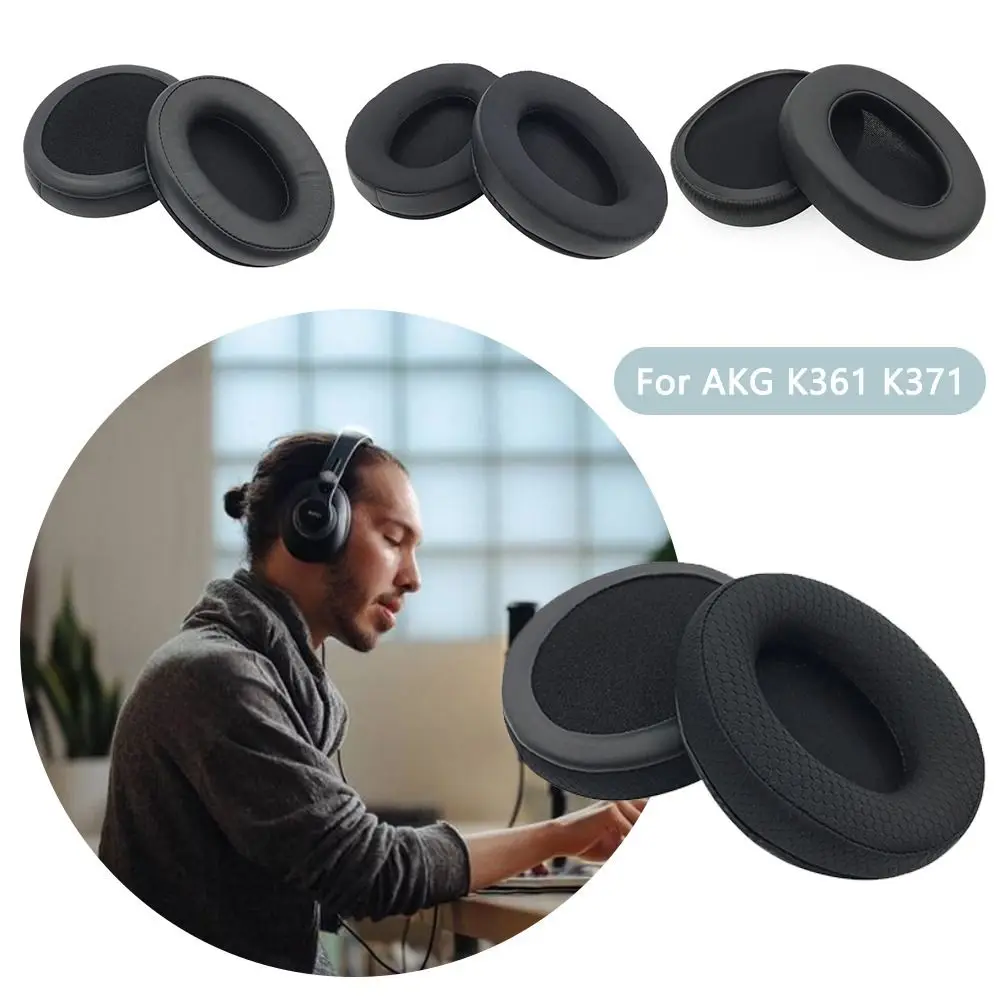 AKG K361 K371 교체 용 이어 쿠션 소프트 폼 이어 버드 커버 귀마개 소음 제거 헤드폰 액세서리 용 1 쌍 이어 패드