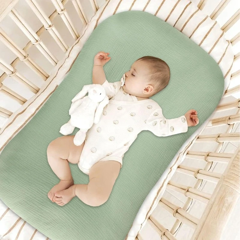 

Portable Infant Bed for Boy Girls Multifunctional Baby Mattress Lightweight Travel Bed Baby Cushions Pad