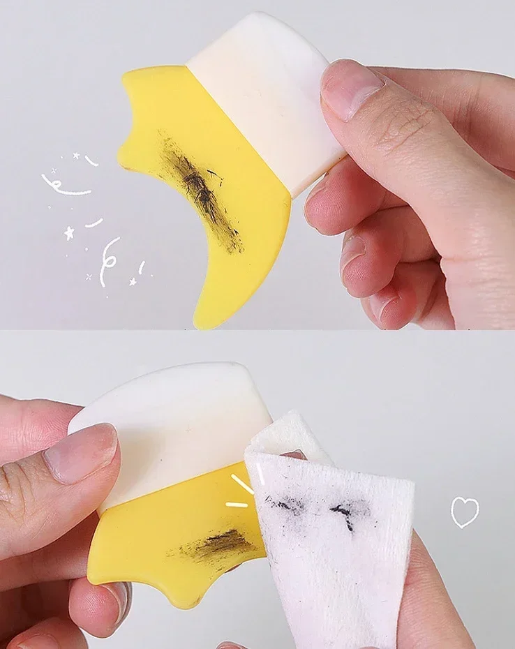 Silicone Eye Makeup Auxiliary Tool - Multi-functional Mascara/eyeshadow/eyeliner, Reusable, Suitable for Beginners' Eye Makeup