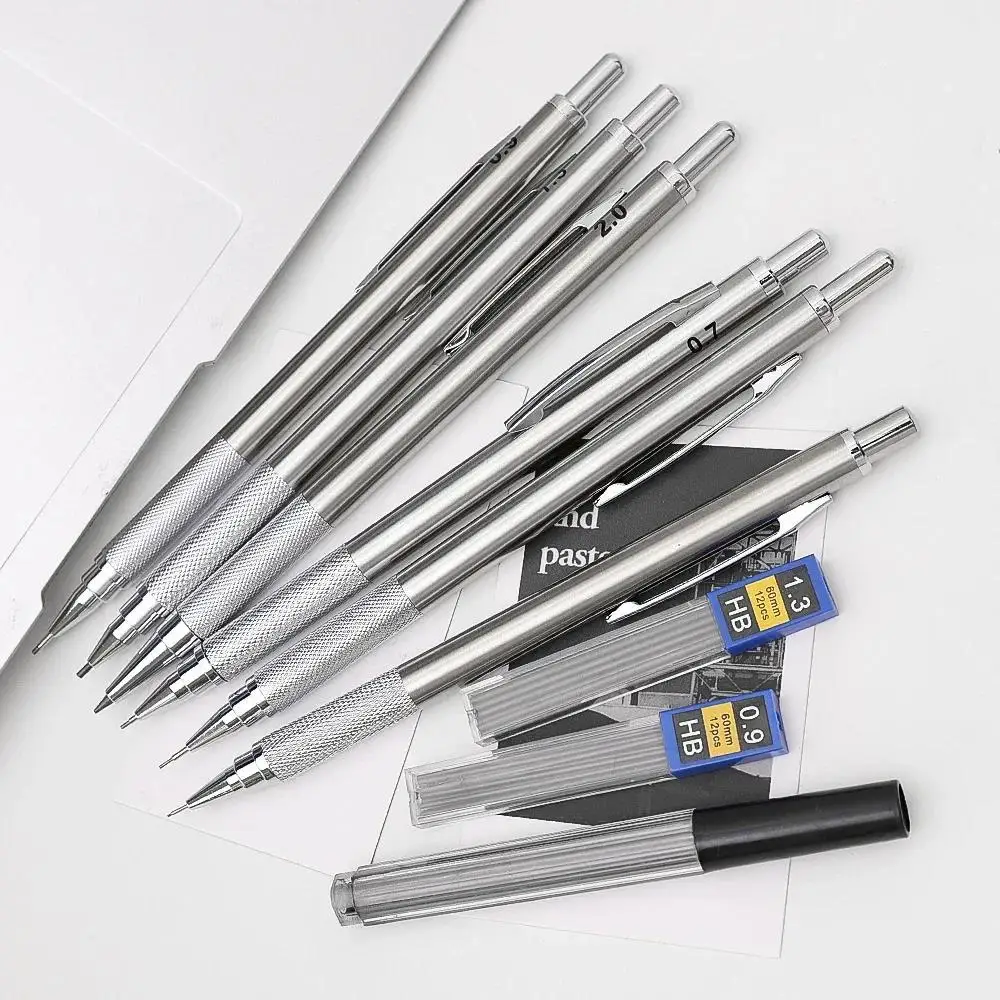 Metal Mechanical Pencil Set for Art Sketch Drawing