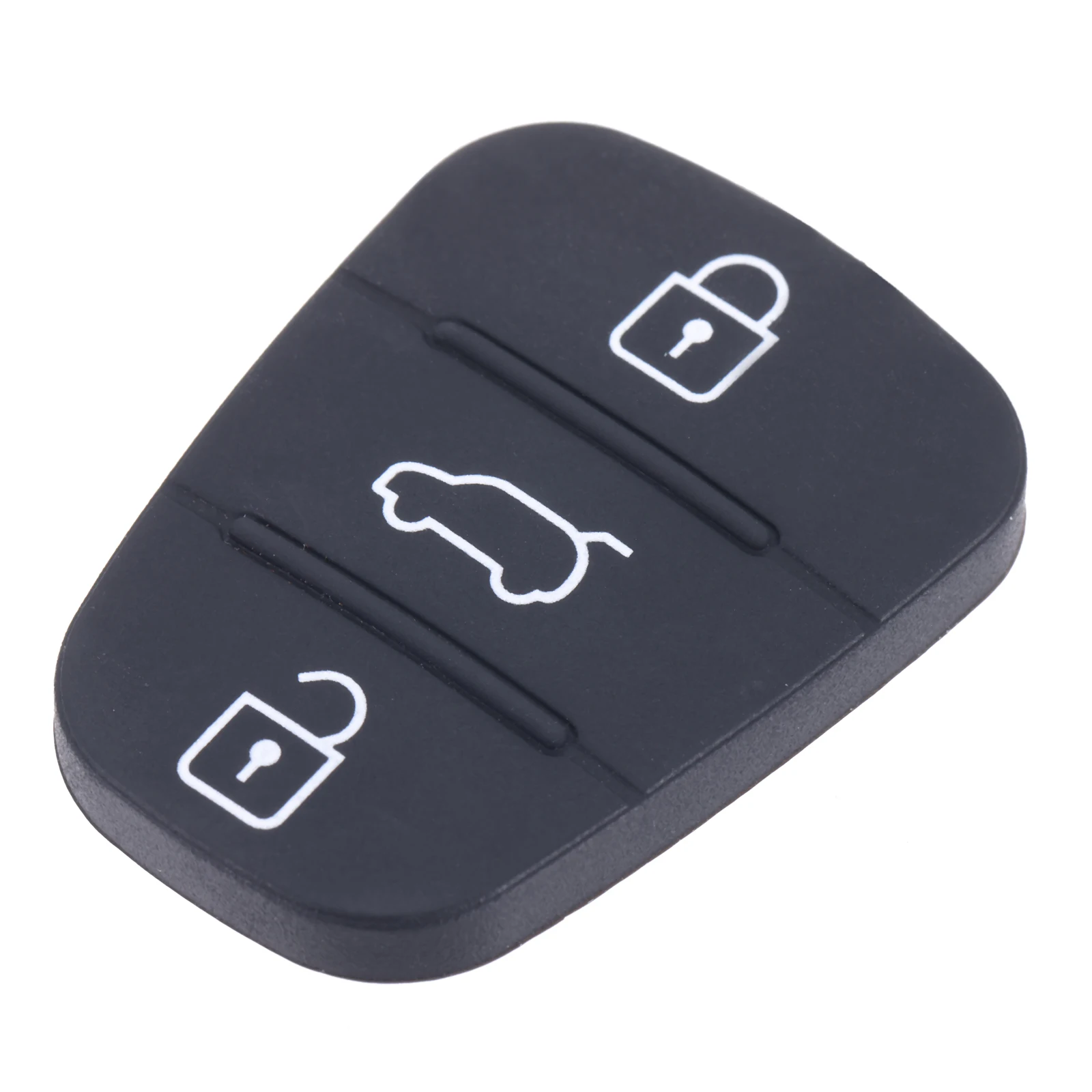 Trukafie Behuizing van de afstandsbediening met 3 knoppen, autosleutelbehuizing voor Hyundai i20 i30 i40 ix20 ix30 ix35 ix45 ix55 Santa Fe Tucson Elantra Accent