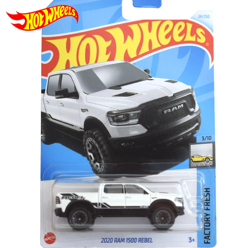 

2024 Original Hot Wheels Car 2020 RAM 1500 Rebel Children Toys for Boys 1/64 Diecast Alloy Vehicle Kids Juguetes Gift C4982-24