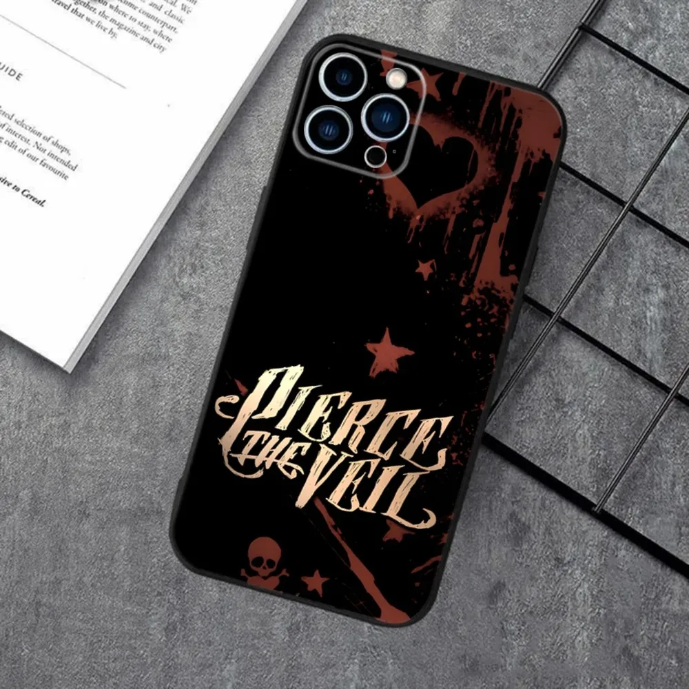 Pierce The Veil Band Silicone Black Phone Case Cover