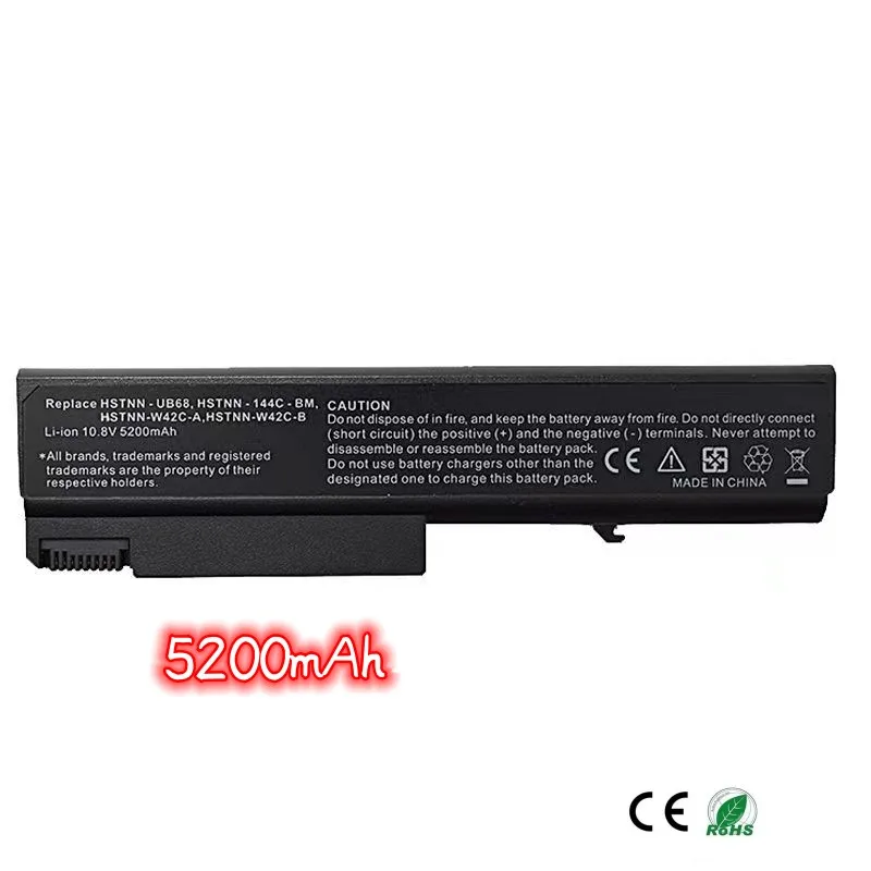 

5200mAh For HP 8440P 8440W 6530B 6730B 6535B 6930P 6450B 6535S 6440B 6735B laptop battery