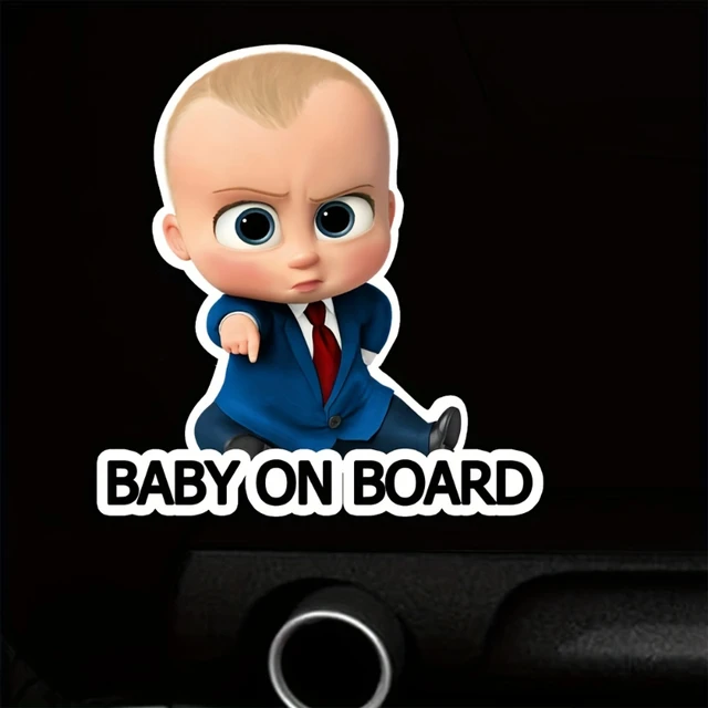 BABY ON BOARD Car Stickers Self-adhesive Vinyl Decals Bumper Window Motorcycle Side Fairings Scratch Covering Car Accessories