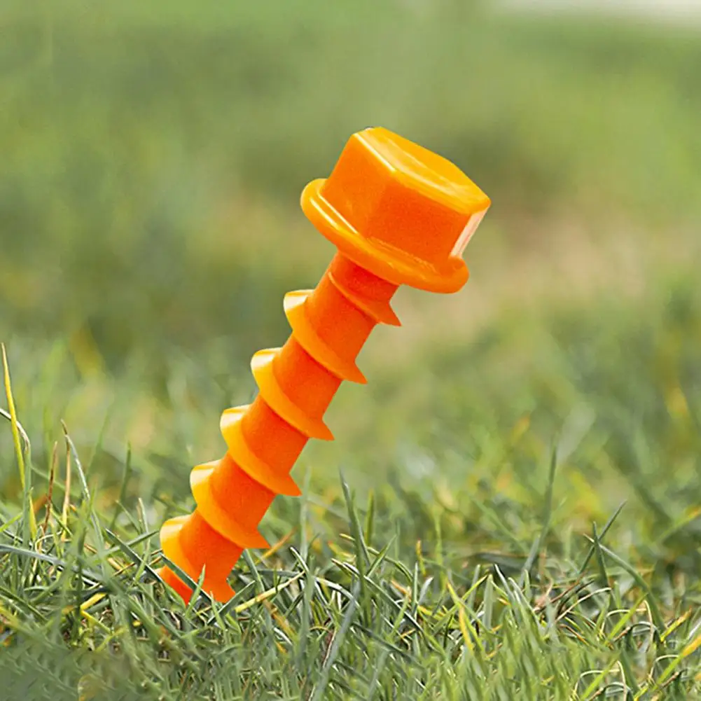 1PC Plastic Tent Stakes Windproof Tent Pegs Camping Tents Accessories Ground Support Nails Peg Screw Shelter Tent Stakes Pegs