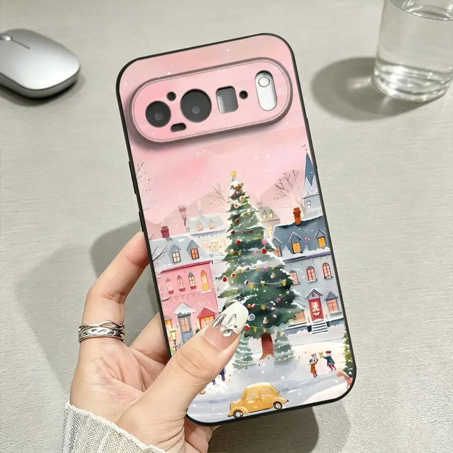 Christmas Town Design Phone Cover Case - Festive and Stylish Protection