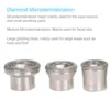 Replacement Dermabrasion Tips Filter Replacement Microdermabrasion Dermabrasion Tips with Handle Stainless Steel Filter Set 4