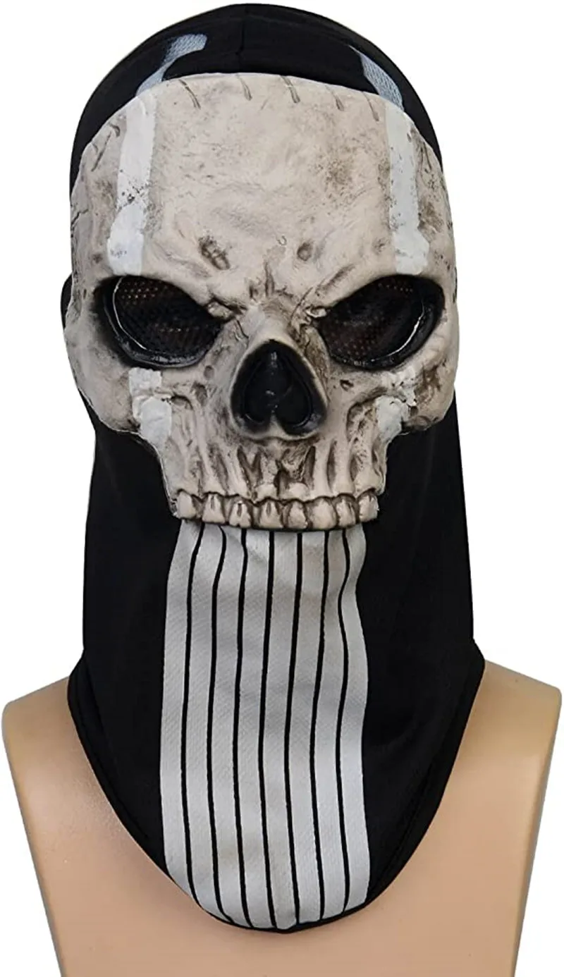 Call Of Duty Ghost Mask Skull Full Face Mask Costume Per Lo Sport Halloween Cosplay Prop