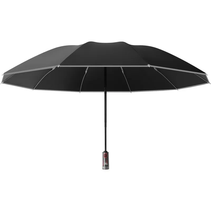 Ten Bone Automatic Reverse Sun And Rain Dual-purpose Folding Sun Umbrella For Protection And Shading