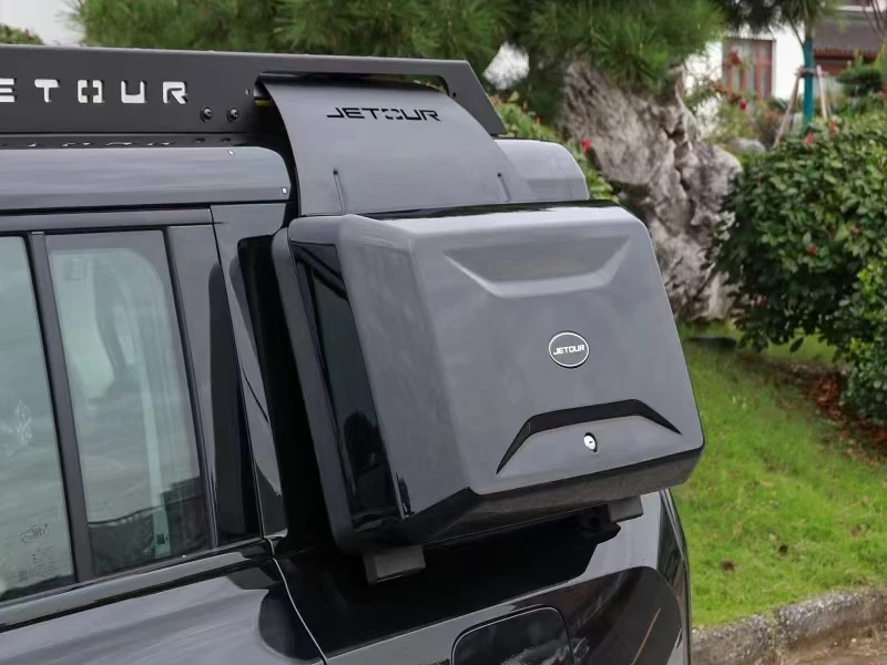 Jetour T1 NEW DESIGN Jetour Traveler Exterior Accessories Car Exterior Side Box Waterproof Side Tool Storage Boxcustom