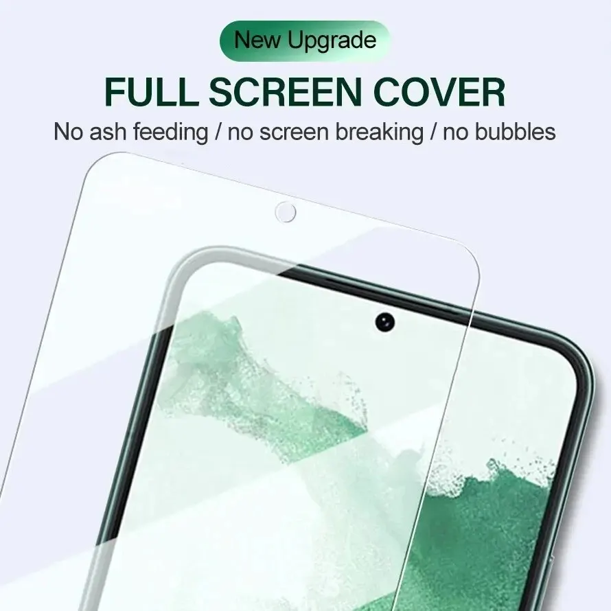Fingerprint Unlocking Tempered Glass Screen Protectors - 2 Pack