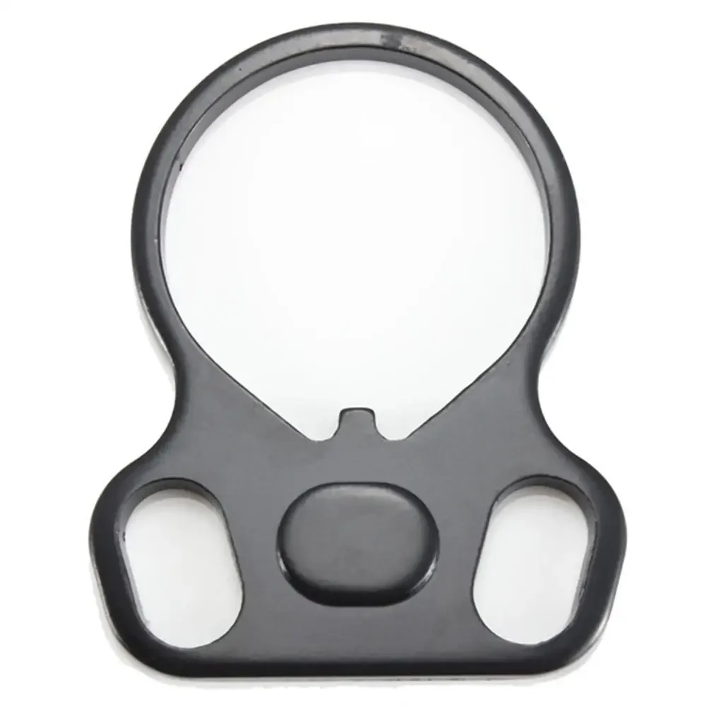 Sling Swivel Adapter Sling Swivel Mount Tactical Sling Adapter Sling Adapter Sling Attachment Adapter Tactical Rifle End Plate Sling Adapter Dual Loop Ambidextrous One Single Point Sling Mount For AR-15 M4 Hunting Gun Accessories
