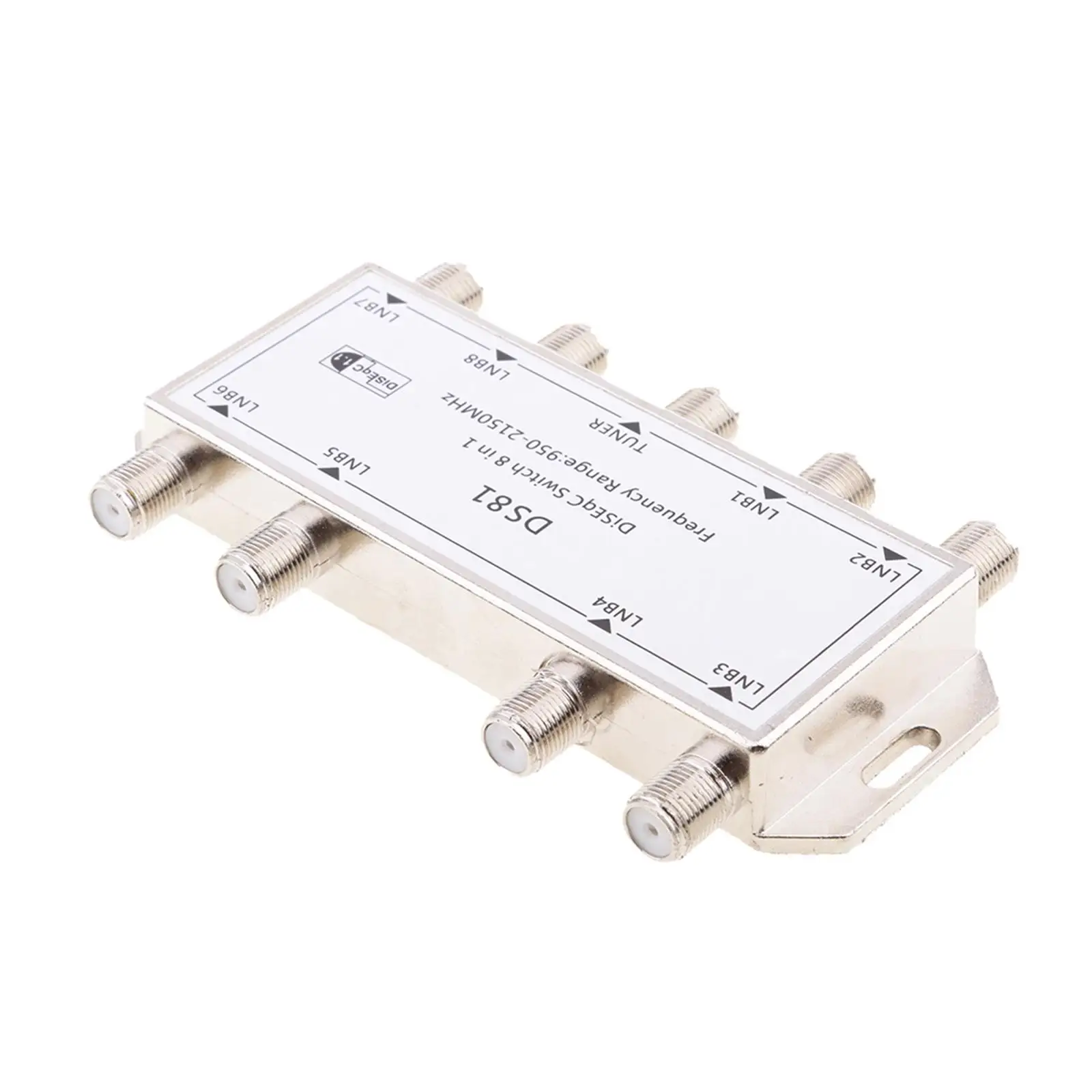 Satellite TV Switch Wideband 8x1 Premium DiSEqC 1.0 2.0 Model Switch FTA Dish LNBS LNBF Switch DS-04C For Receiver