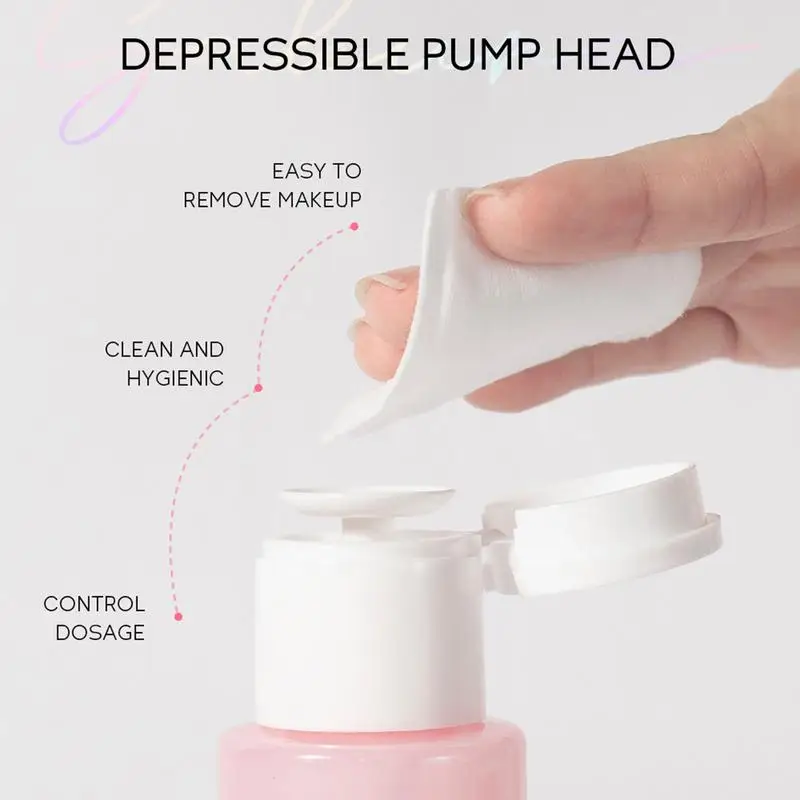 Liquid Makeup Remover 3 in 1 Sakura Facial Cleanser & Makeup Remover Gentle Exfoliation for Eye Lip & Face Makeup Gentle 2