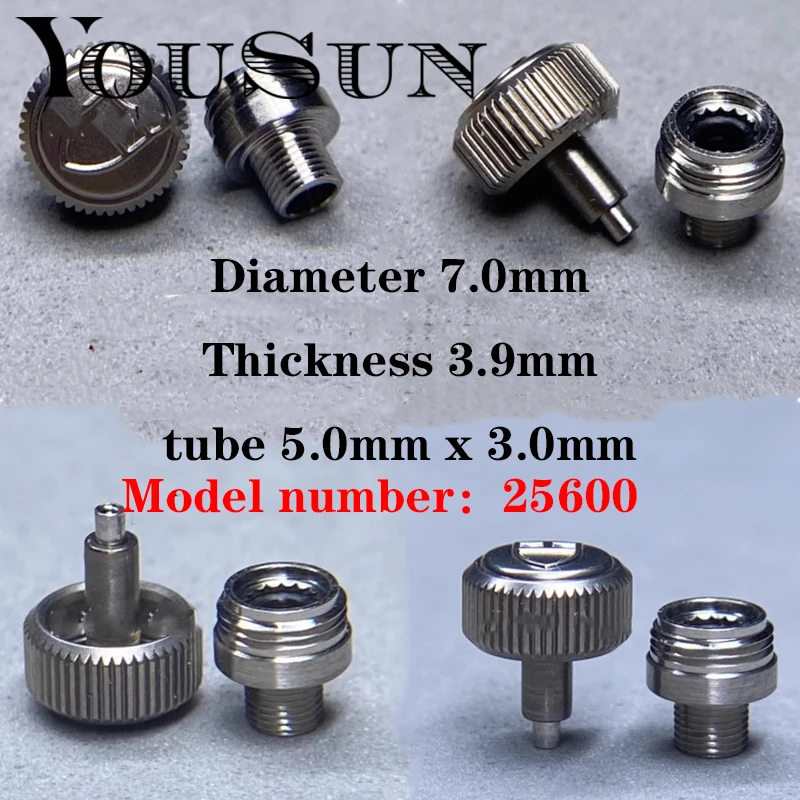 Per Tudor Black Bay 25600 Watch Head Vite Lock Crown 7.0Mm Accessori