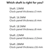Mute DIY Wall Clock Movement Mechanism with Clock Hands Silent Kit Battery Operated Watch Repair Parts Replacement Set 2