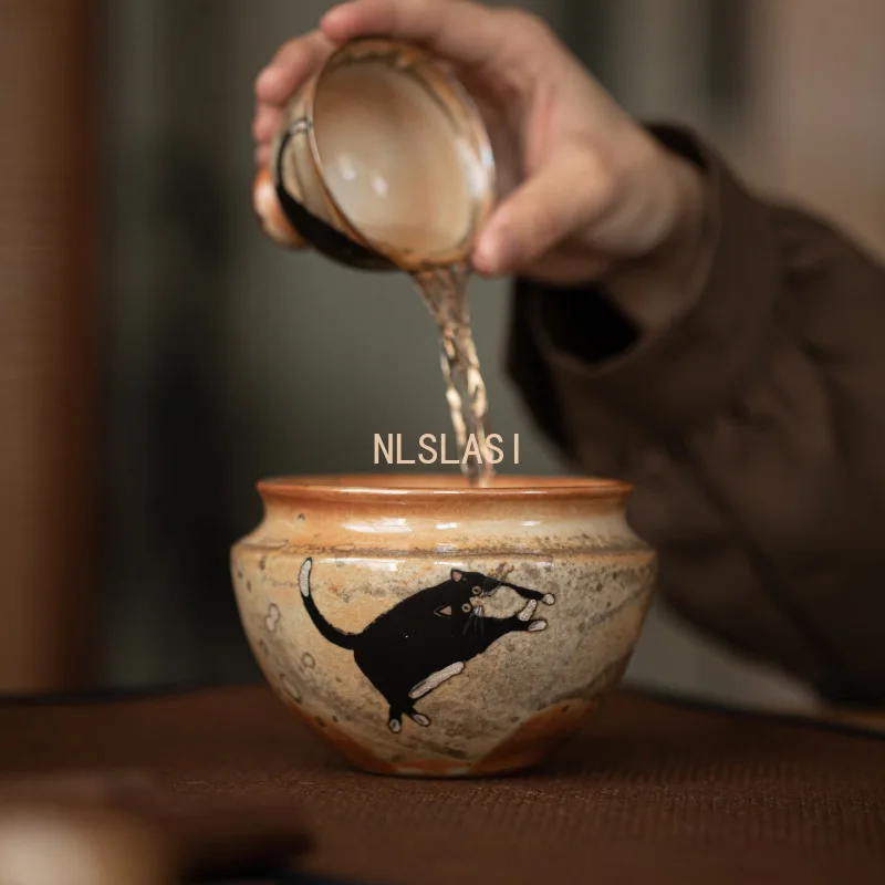 1pcs Washing tea cups with water Xiao Cha Wash Tea residue jar Small tea bucket ceremony accessories 350ml