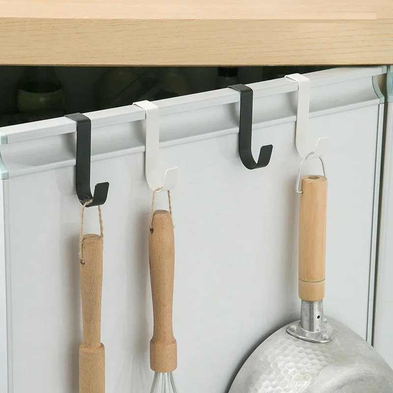 S-Shaped Stainless Steel Hook Door Back Storage Rack Key Organizer For Kitchen Bathroom storage hook,door hook
