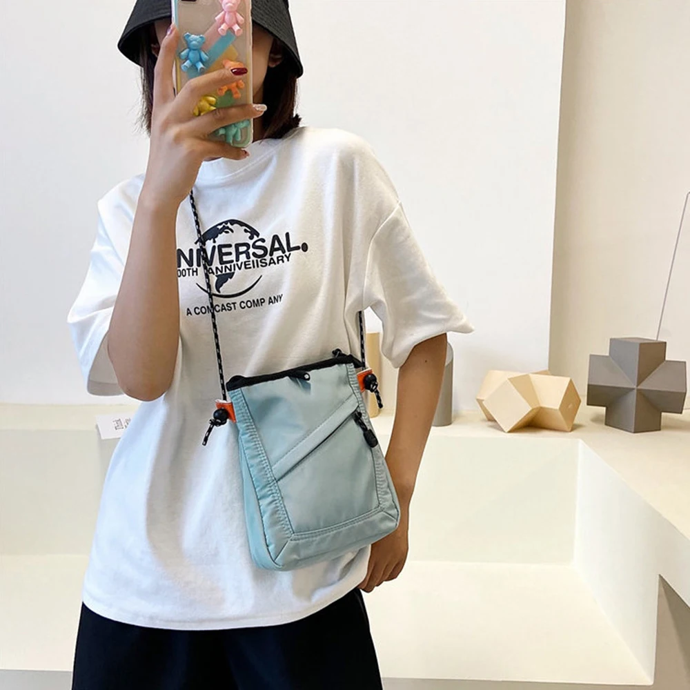 

Fashion Small Square Messenger Bag Mini Waterproof Travel Bag Street Casual Shoulder Bag Mobile Phone Bag Unisex Crossbody Bag