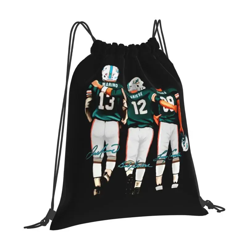 Miami Dolphins Backpacks, Dolphins Drawstring Bags, Bookbag