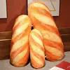 Simulation French Bread Plush Pillow Stuffed Printing Images Food Plushie Peluche Party Prop Decor Sleeping Companion Man Gift 3
